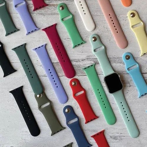 Premium Silicone Smart Watch Strap 42mm to 49mm – Soft Waterproof Sports Wrist Band Adjustable Replacement Strap for Men & Women