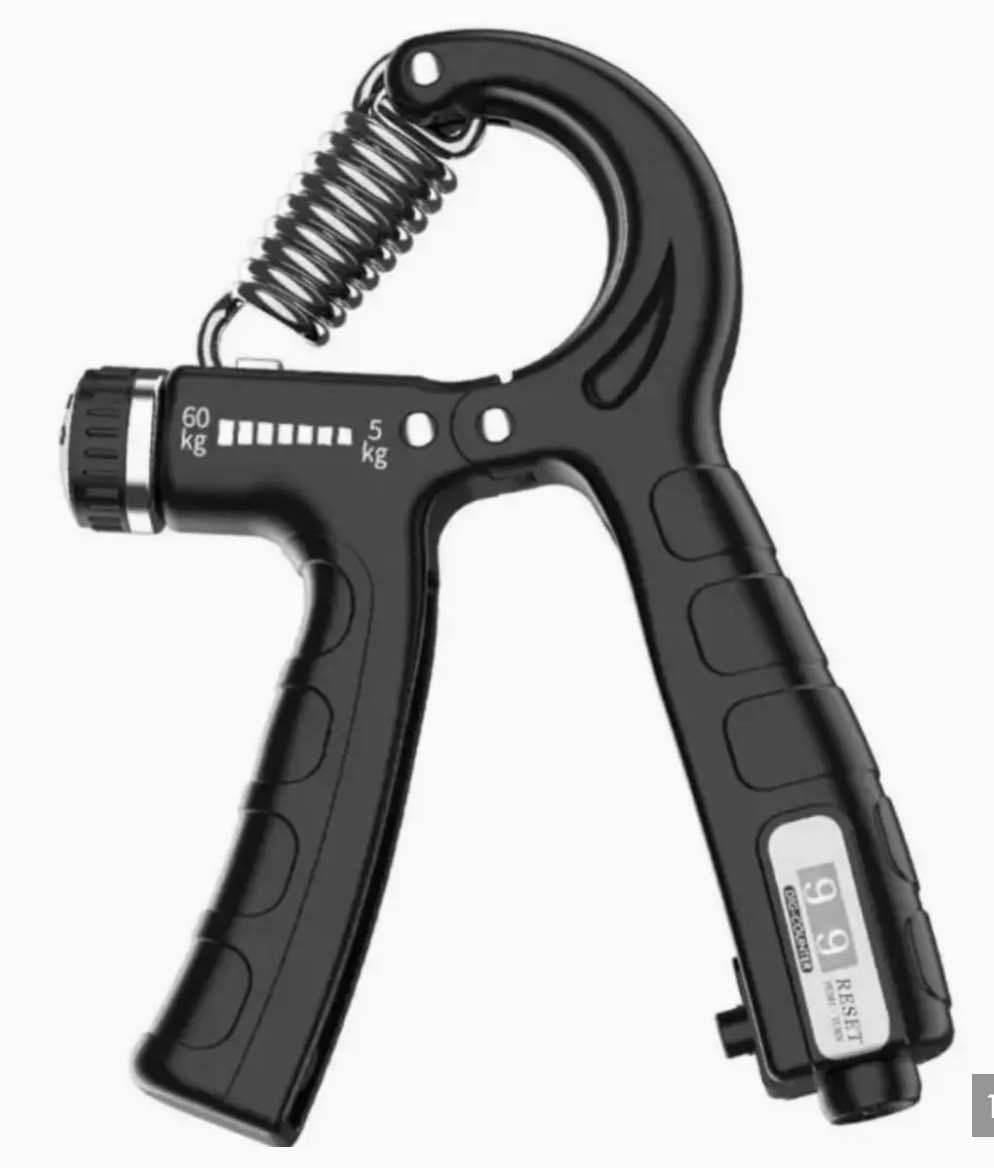 Adjustable Hand Gripper 5-60kg – Gym Fitness Grip Strengthener, Forearm & Wrist Trainer, Portable Exercise Tool