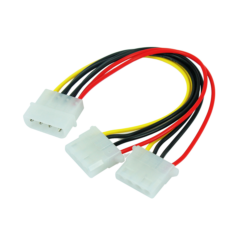 4Pin PSW Power IDE Y Molex Splitter Cable LP4 Molex J29 Male to Female Cable Video Card Cord PC Computer Accessories