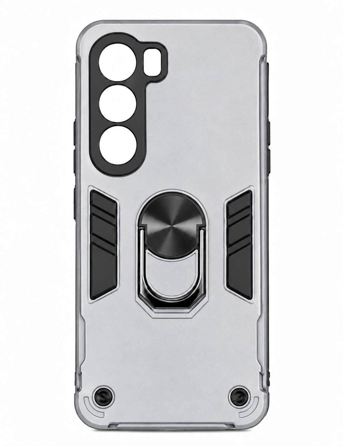 Infinix Hot 60 Pro | Hot 60 Pro Plus Premium Armor Ring Stand Back Cover | Shockproof Luxury Protective Case | Camera Protection Mobile Case
