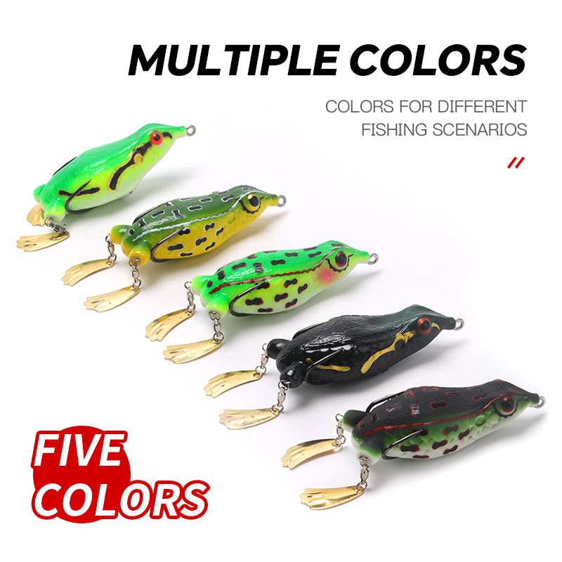 WEIHE 1pcs 2nd Generation Frog Lure 12cm 25g, Artificial Bait for Snakehead Fishing