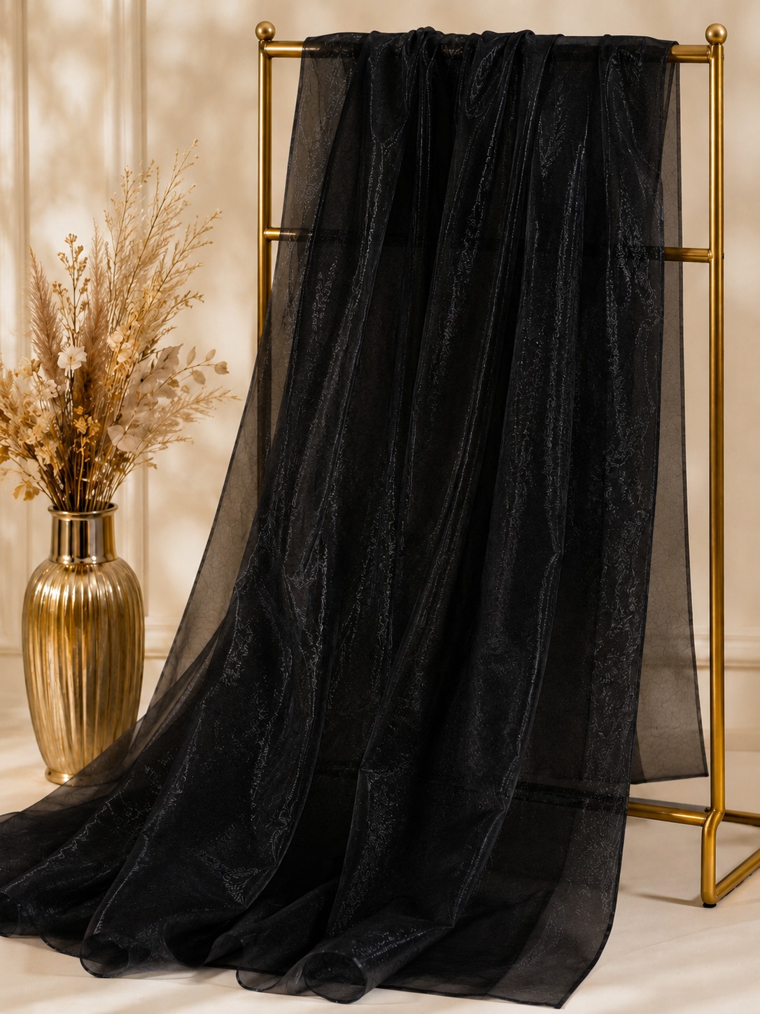 Organza Fabric (black)