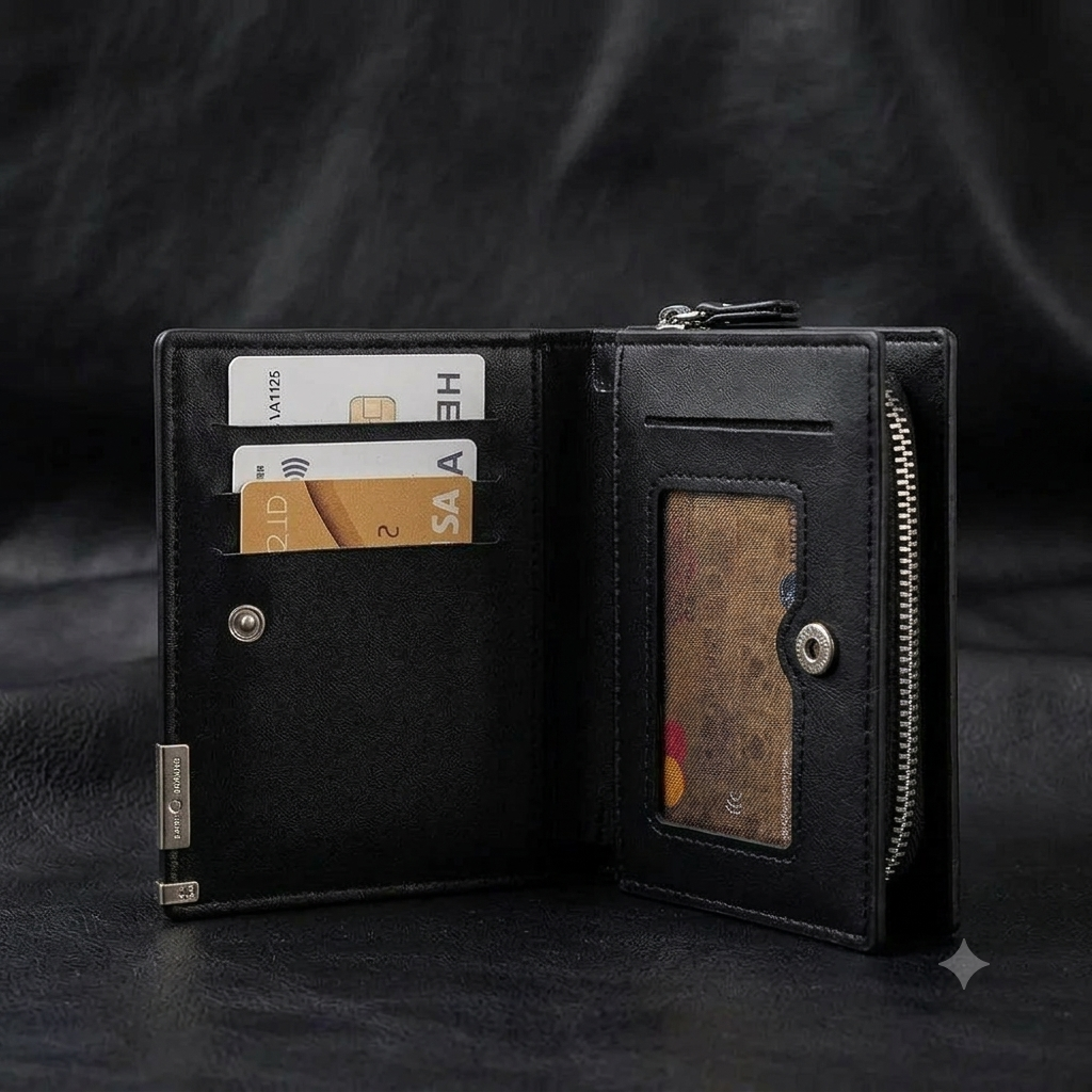 Balebaily Short Wallet For Men & Women /PU Leather Wallet & Card Holder Wallet For Men & Women