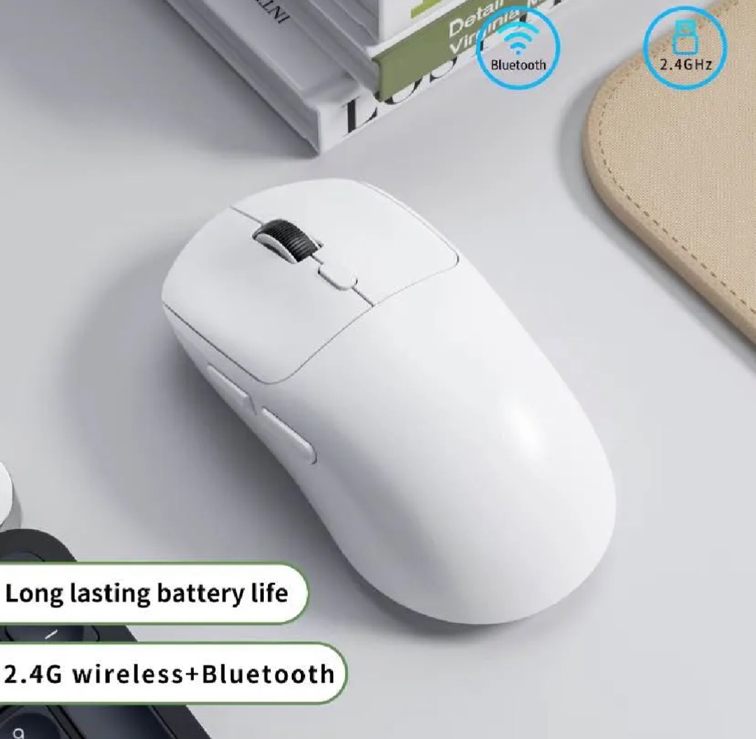 Harshy M348 Lightweight Wireless Gaming Mouse 2400 DPI Three-Mode Rechargeable Silent click