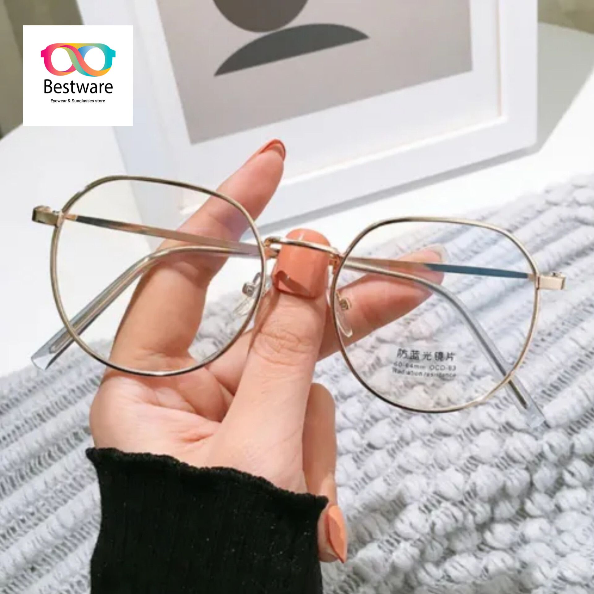New Metal Fashion Glasses for Women/ Girls . Unisex Metal Glasses