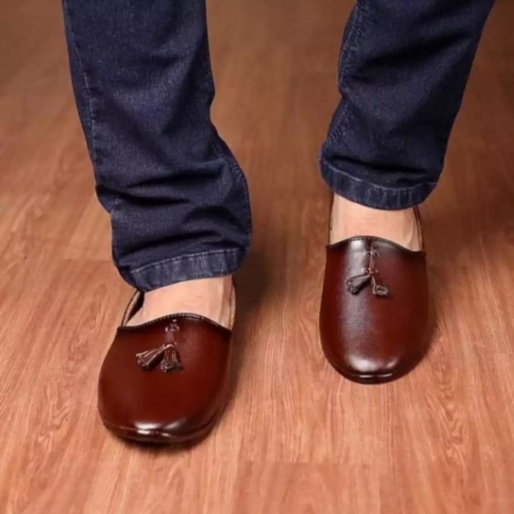 Cut Shoes For Men - Brown Color