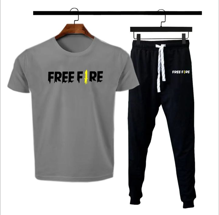 New Printed Tshirt + Trouser For Boys & Men - Summer Wear Tracksuit For Men & Boys
