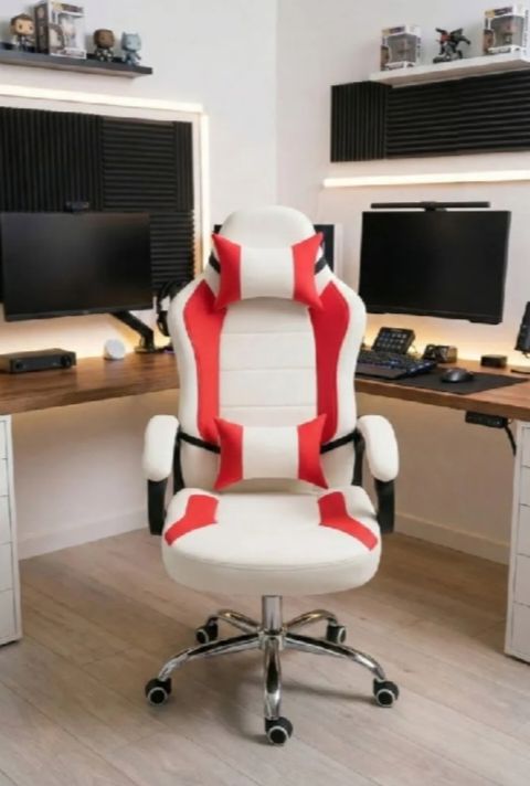 Gaming chair/Ergonomic office&Gaming chair/Lumbar&Neck support/360° Swivel/Reclining Computer chair