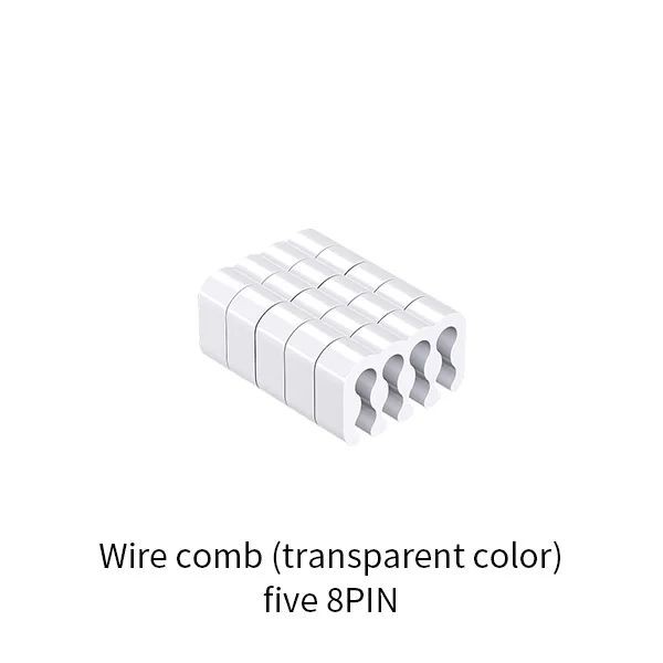 LDPCSJ 24PIN Cable Comb Computer Power Supply Module - Motherboard CPU Graphics Card Organizer Clamp for Neat Cabling