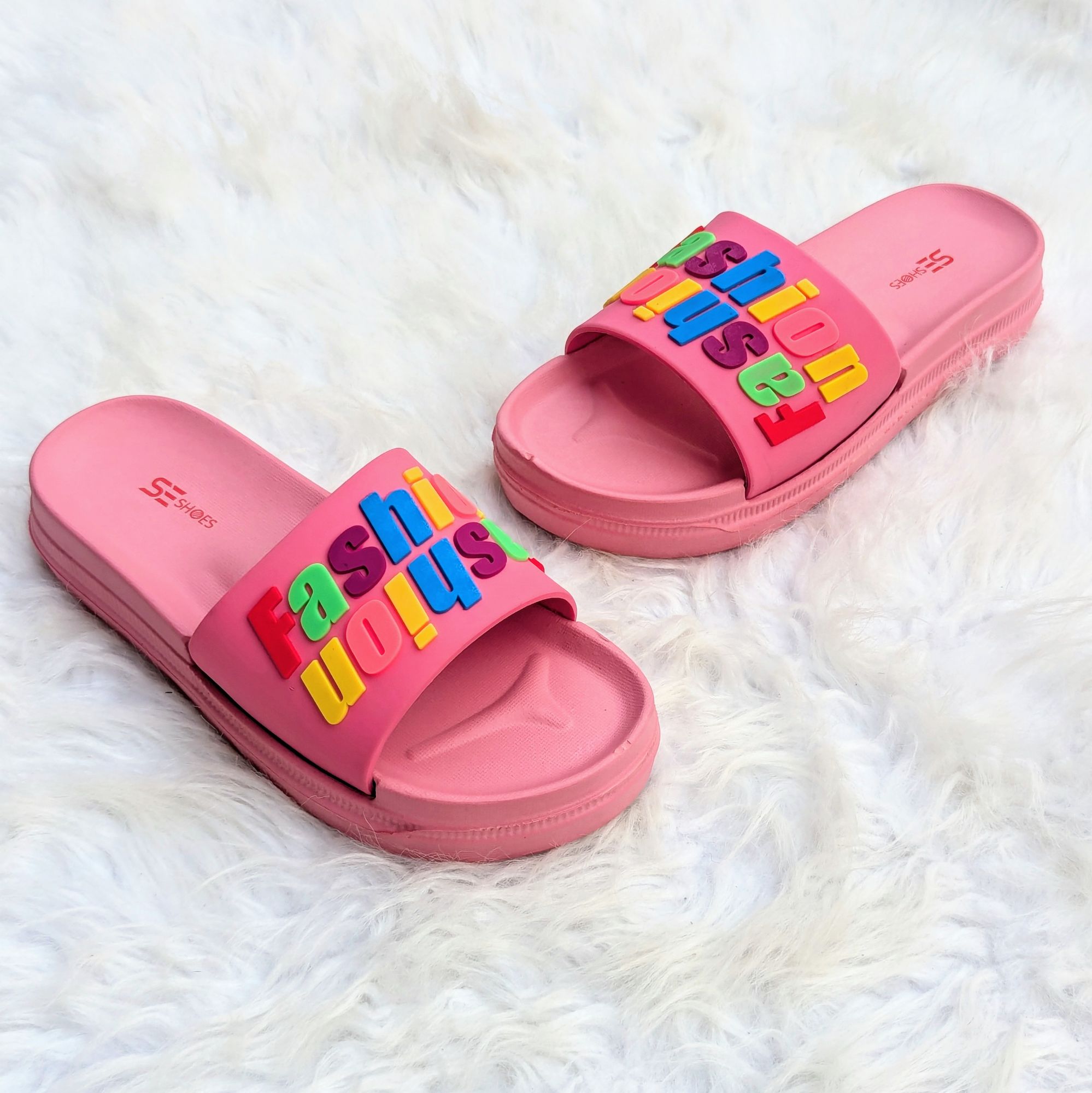 Waterproof Soft Fashion Slippers for Women, Comfy Indoor Sandals