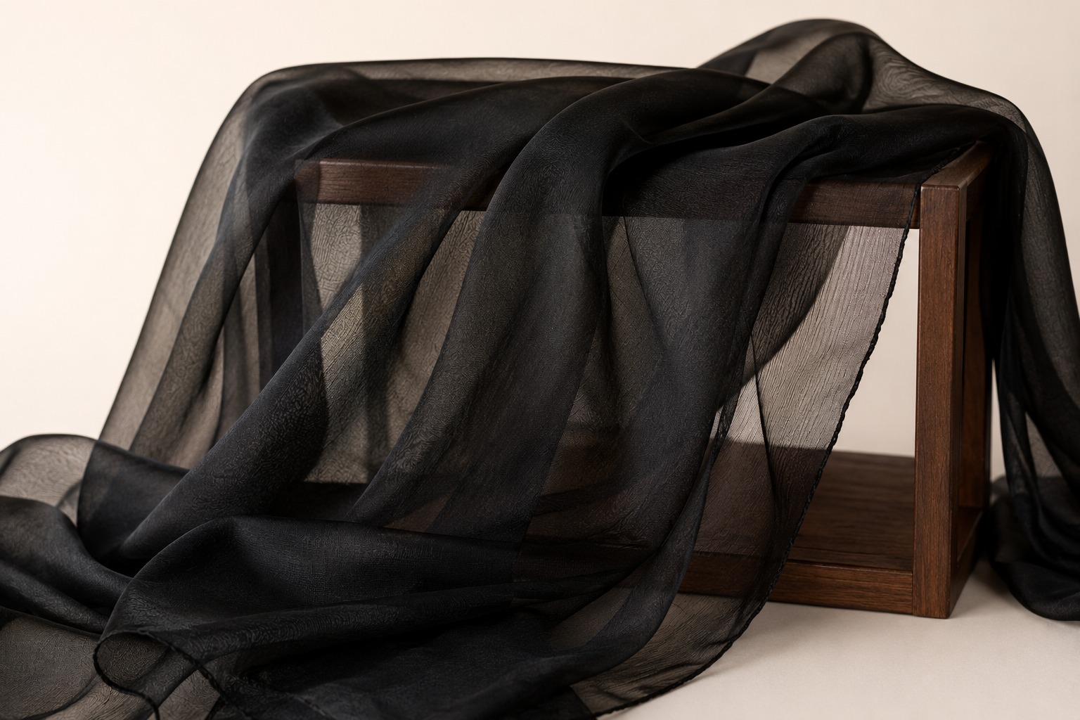 Organza Fabric (black)
