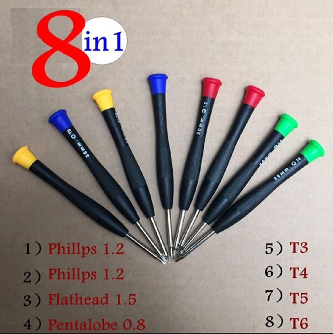 8 in 1 Amazing screw driver set for mobile laptops and tablets