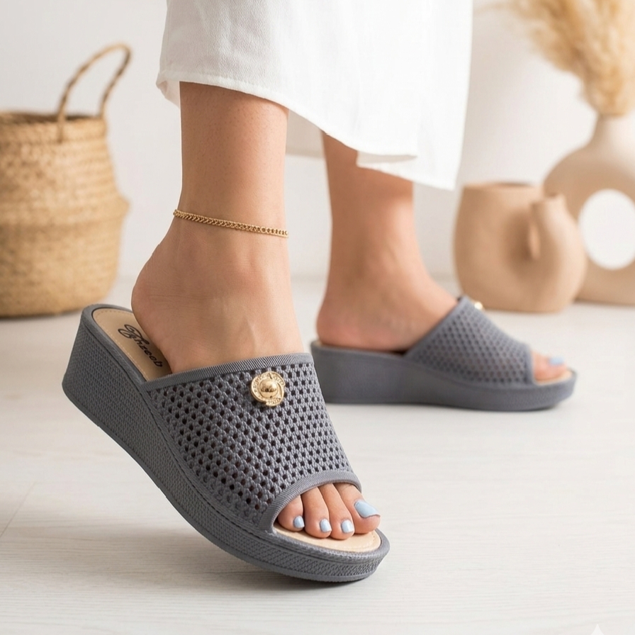 Medicated Wedge Sandals for Women Soft Slippers & Comfortable Wedge Sandals for Women