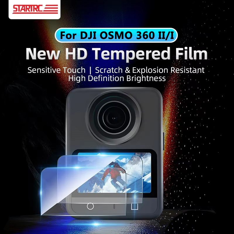 Tempered Glass Screen Protector for DJI OSMO 360 II/I Lens Protection Protective HD Film for DJI OSMO 360 Accessories