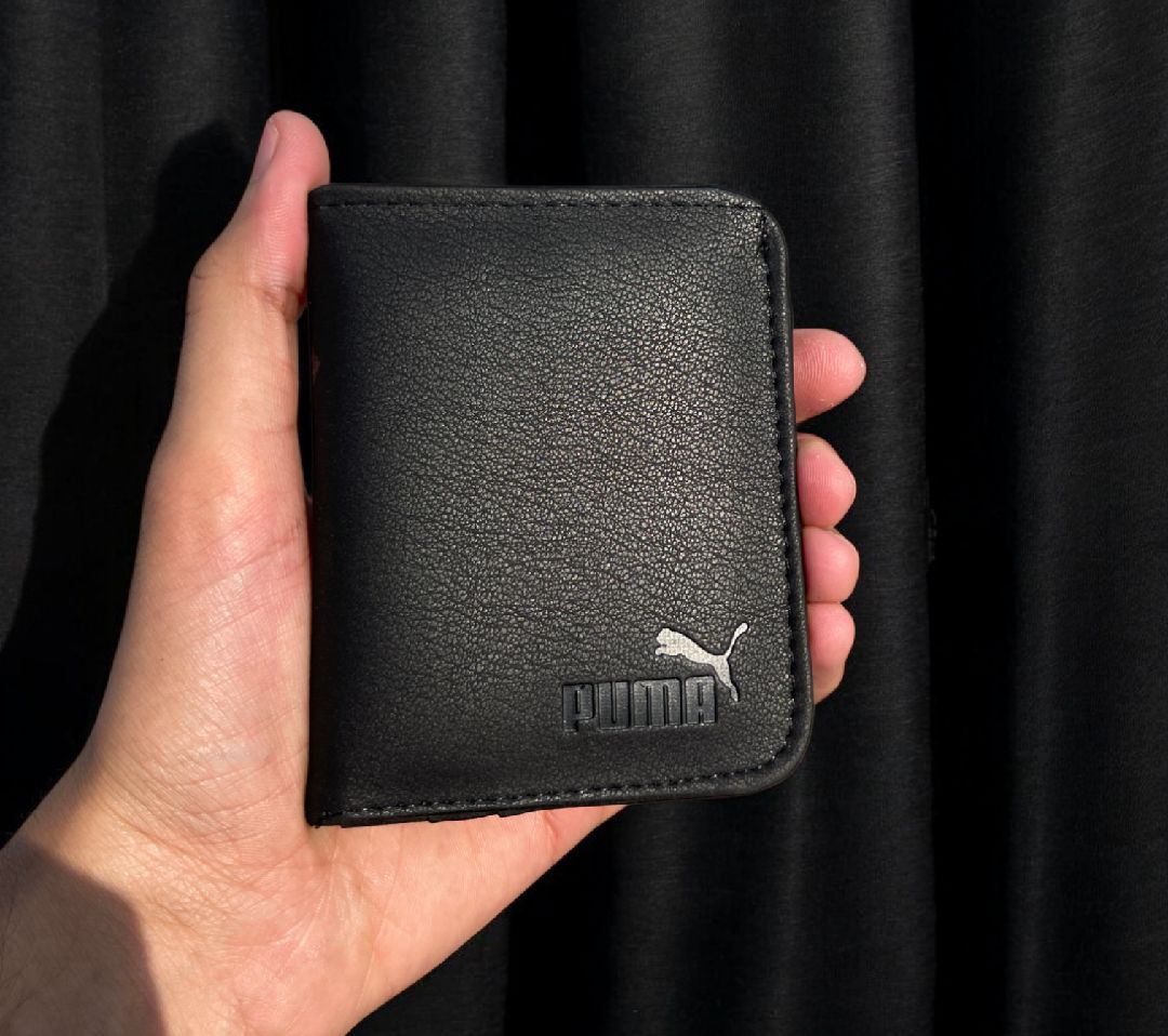 Slim Leather Wallet for Men – Bifold Gents Purse, Card Holder Wallet with 6 Card Slots, Cash Pocket & Window ID – Compact Durable Men’s Wallet