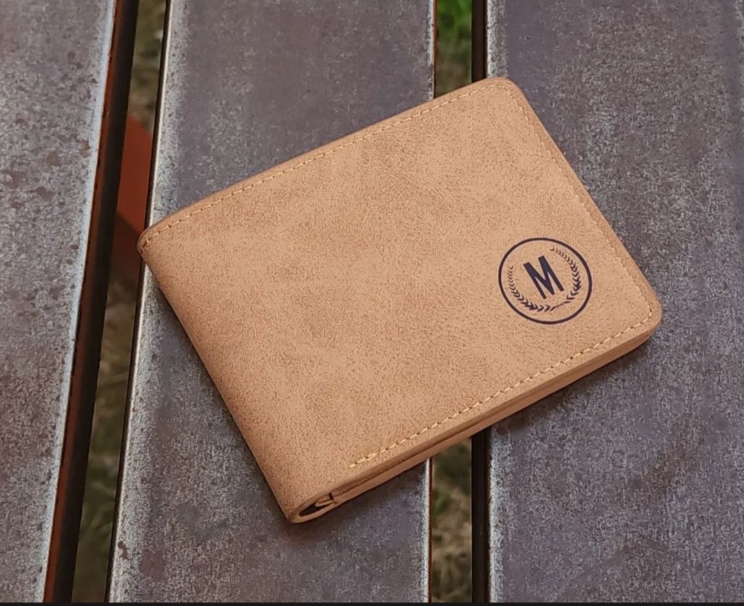 Leather Wallet for Men | Slim Stylish PU Leather Wallet | Smart Design | Card Holder, Cash Pocket & ID Slot | Premium Gents Wallet