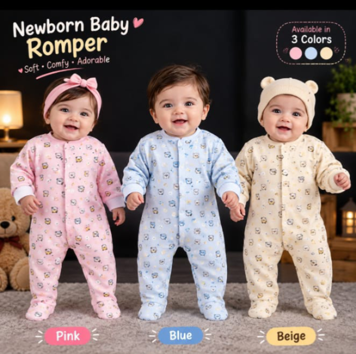 new born baby romper suite/baby romper suite brown
