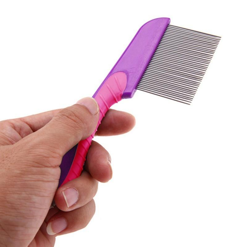 Anti Lice Comb & Nit Comb With Handle Stainless Steel for Specially For Children Man Women