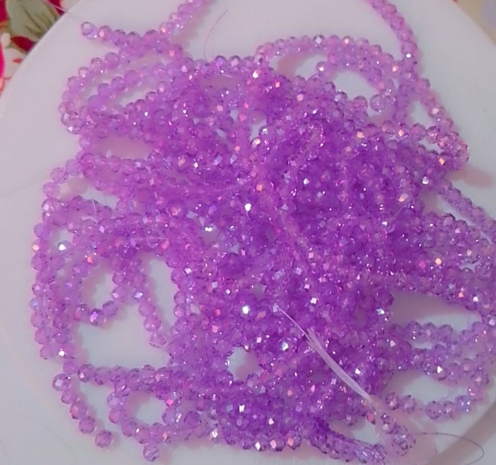 4mm Crystal Beads for Jewelry Making – Sparkling Glass Beads for DIY Crafts