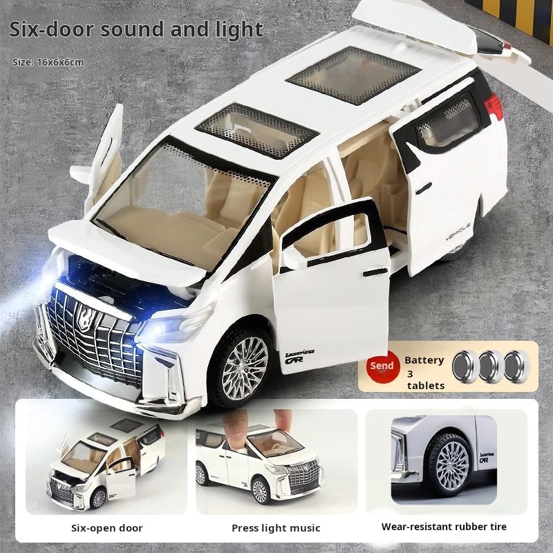 1:32 Mini Car Diecast Ambulance Fire-Truck Policecar Model Sound And Light Vehicle Simulation Collection  Toys