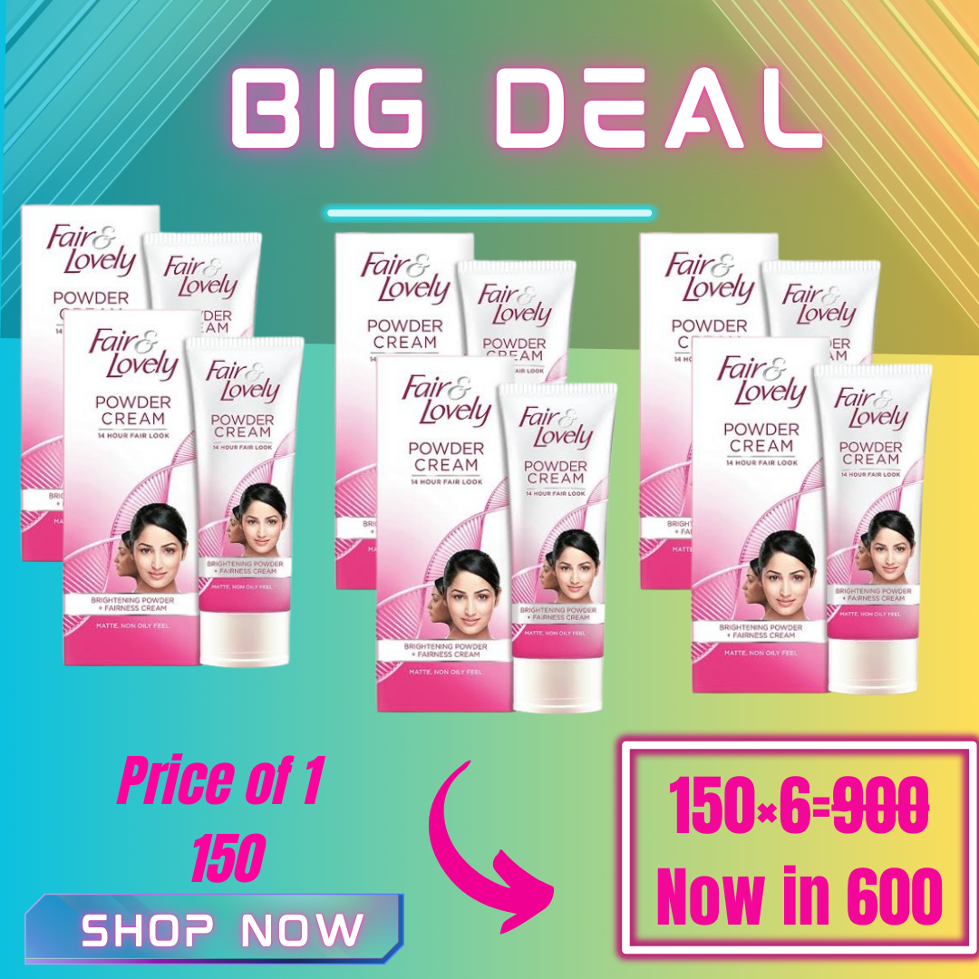 Deal of 6 powder cream 14 hour fair look 25 ml available in very low price