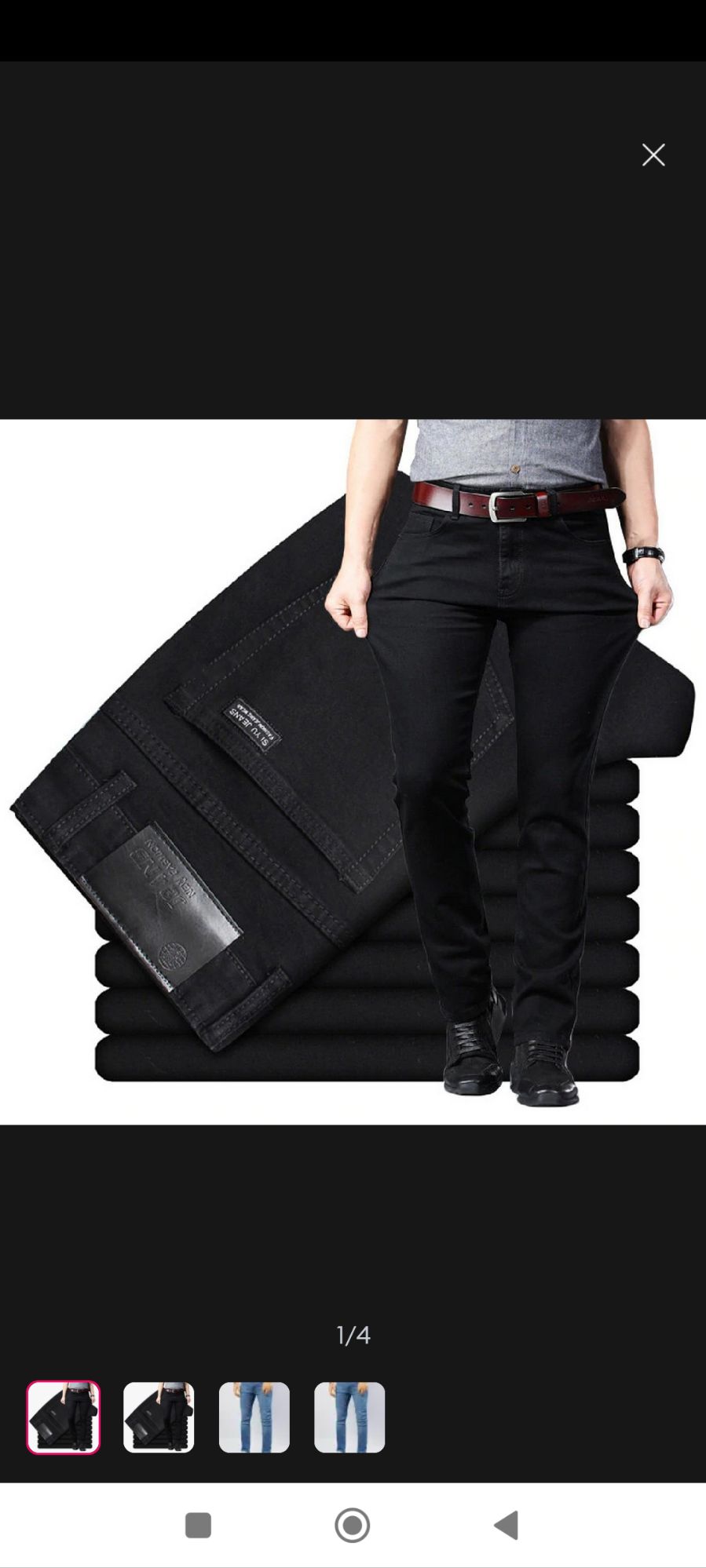 jeans for man and boys size dark black statt and Nero falacsibal