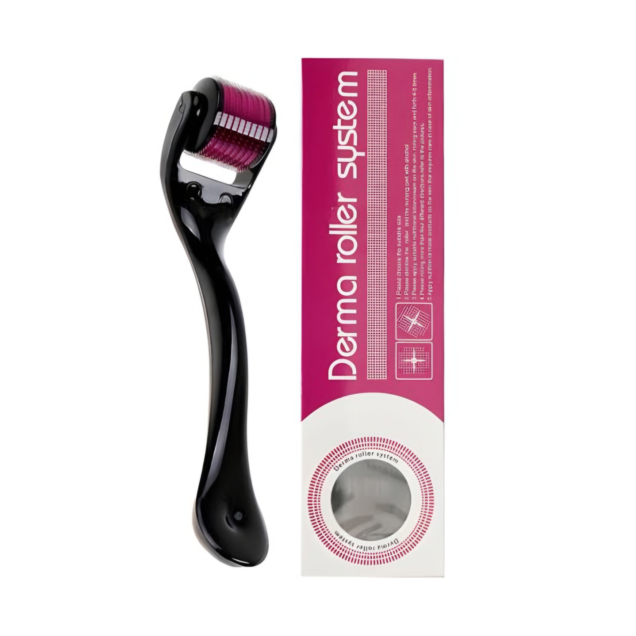 Derma Roller 540 Titanium Microneedle Roller 0.5mm – Multi-Use for Face, Scalp & Beard, Skincare Gift Set