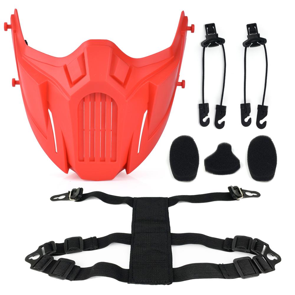 Tactical Half Face Protective Mask Outdoor Combat Cs Wargame Covers