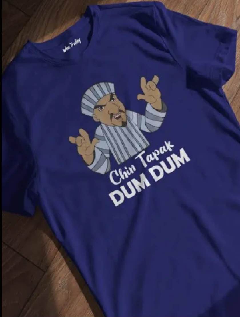 chin tapak dum dum printed shirts for mens&womens