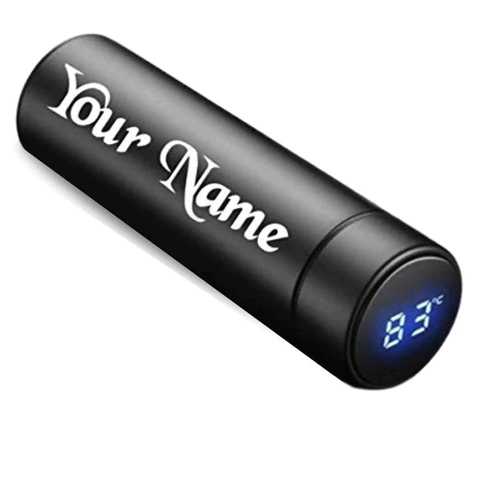 Customize Bottles with Name logo Bottle with Name Printing, Customize Vacuum Thermos Flask Bottle,  Best Water Bottle, Bottle with Writing, Water Bottle for Kids, Hot and Cool Bottle, Personalised Bottle, Beautiful Tumbler Bottles, Laser Engraved Bottles