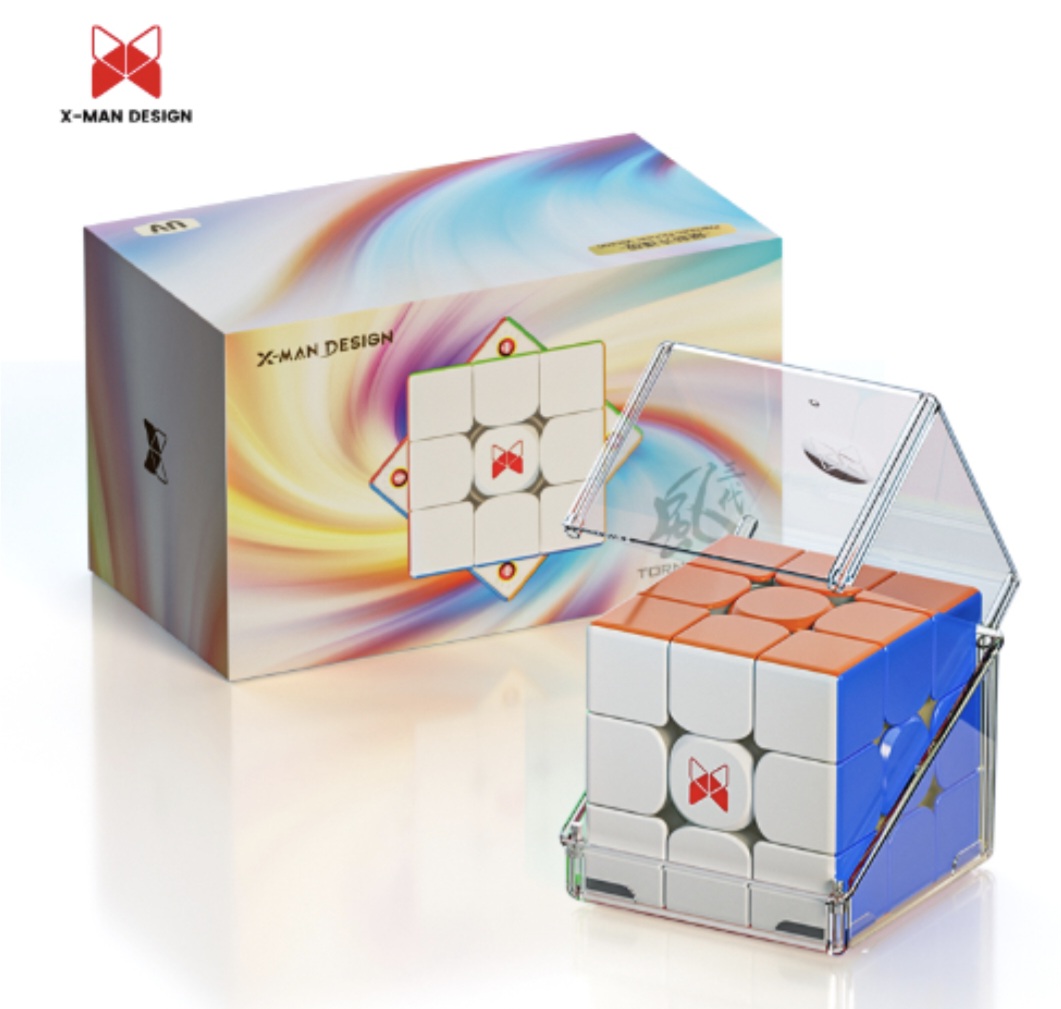 QiYi X-Man Tornado V3 Premium 3x3 Speed Cube - Magnetic Ball-Core System - Standard / Flagship UV / Pioneer MagLev UV Edition