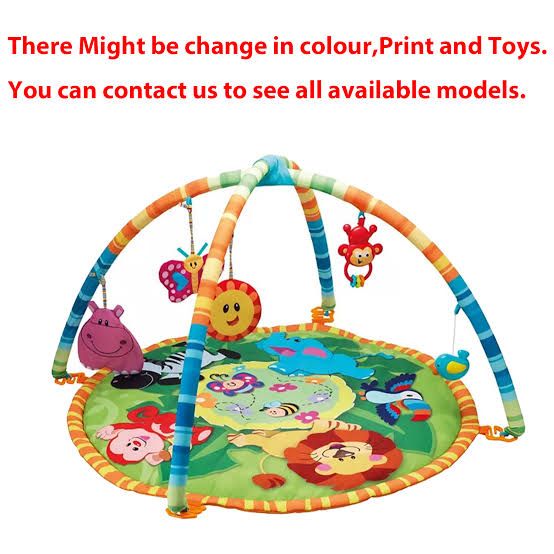 New Born Baby Play Gym With Hanging Rattles Born Baby Indoor Game Colorful Rattles Bqby Play Gym Matt