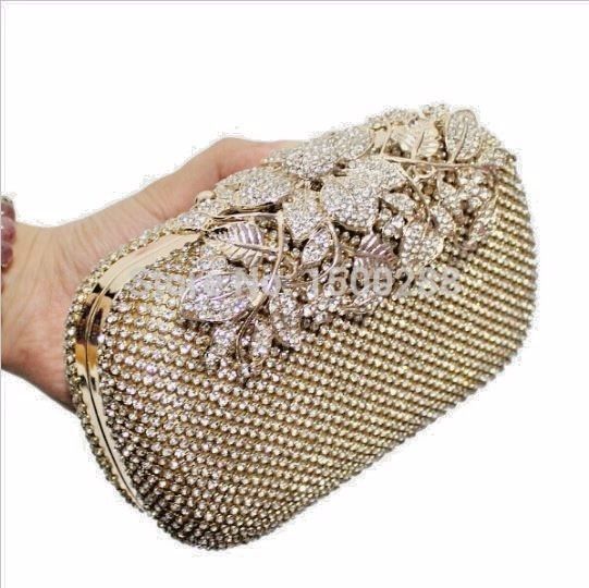 Flower stones Evening Clutch Fancy clutch