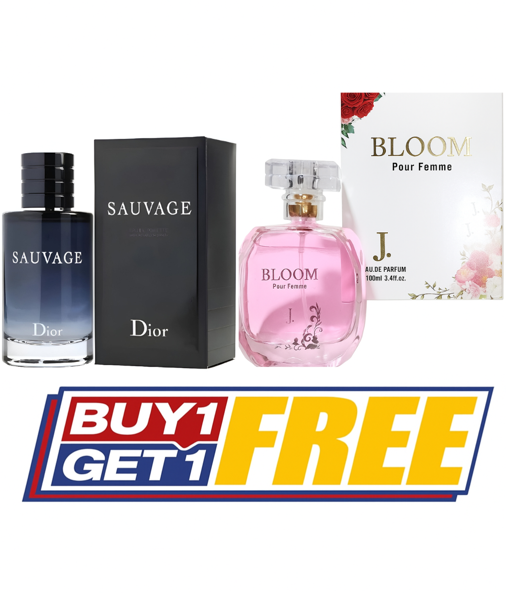 Pack of 2 Dior Sauvage & Bloom Pour Femme Perfumes - Image 1