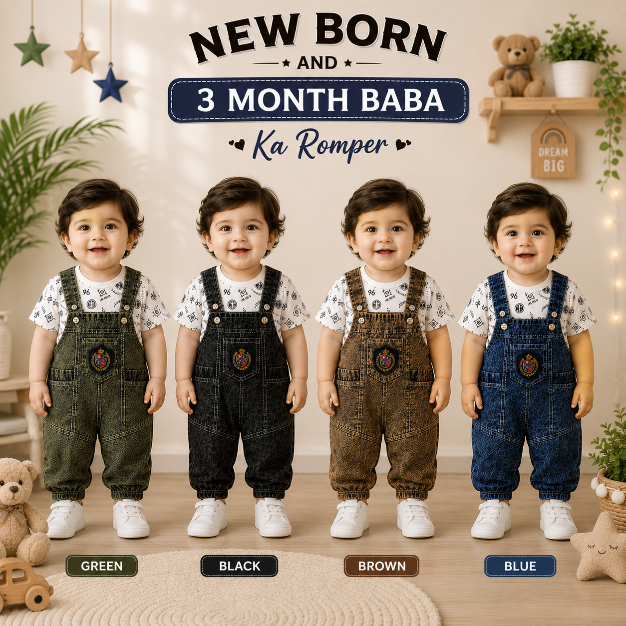 New Born Baby Romper suits/new born baby Romper suite half Sleeves