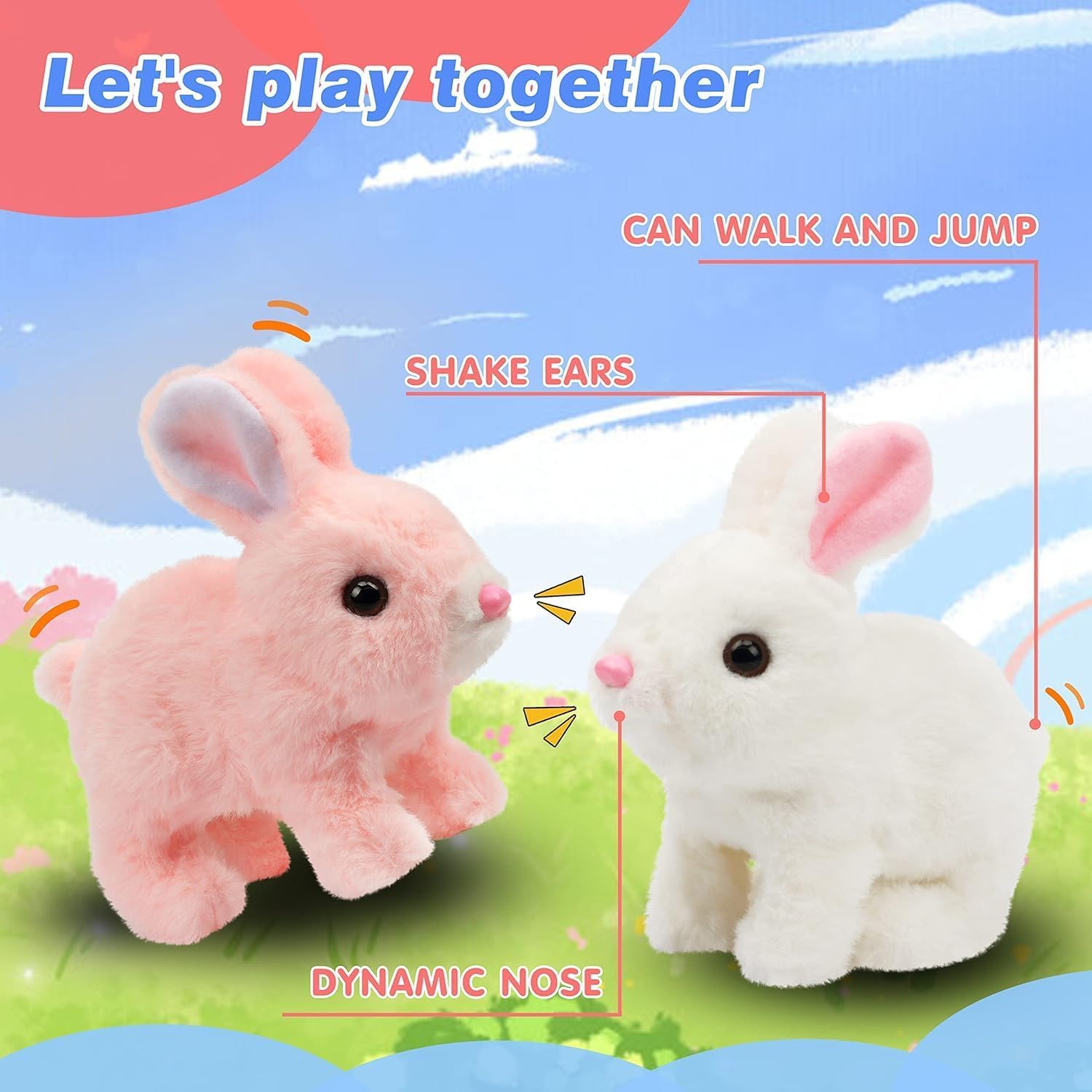 Electric Walking Rabbit Toy