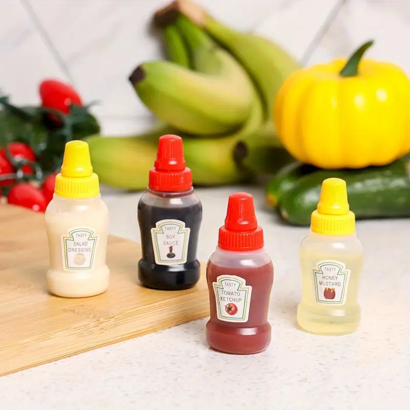 Mini Portable Sauce Bottles for Lunch Box - photo 8