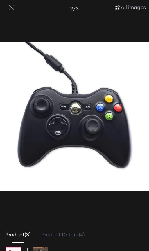 Xbox wired 360 controller for windows and xbox