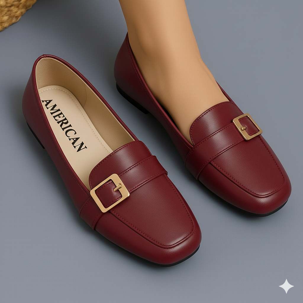 Women Flat Loafers & Moccasin Shoes Winter Ballet Flat Pumps & Loafers