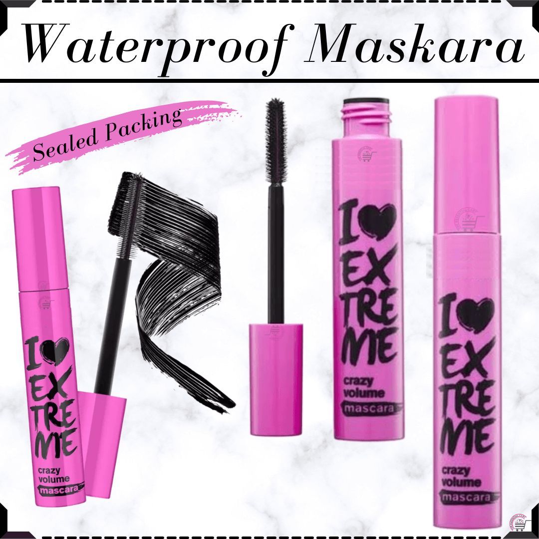 Waterproof Mascara Ultra Black, Sealed Packing Long Lasting Maskara Water Proof, Black Maskara, Mascara Waterproof For Eye Lashes By The Essential Cart