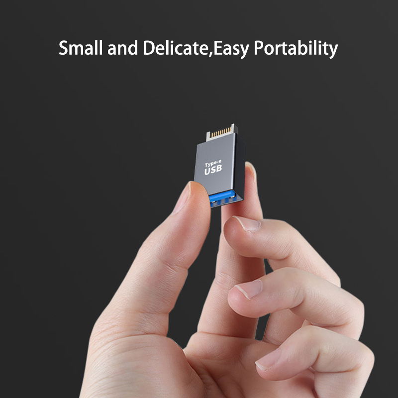 USB 3.1 Front Panel Header Type E to USB C Type C Expansion Cable Adapter Connector for Desktop Computer Motherboard Plug