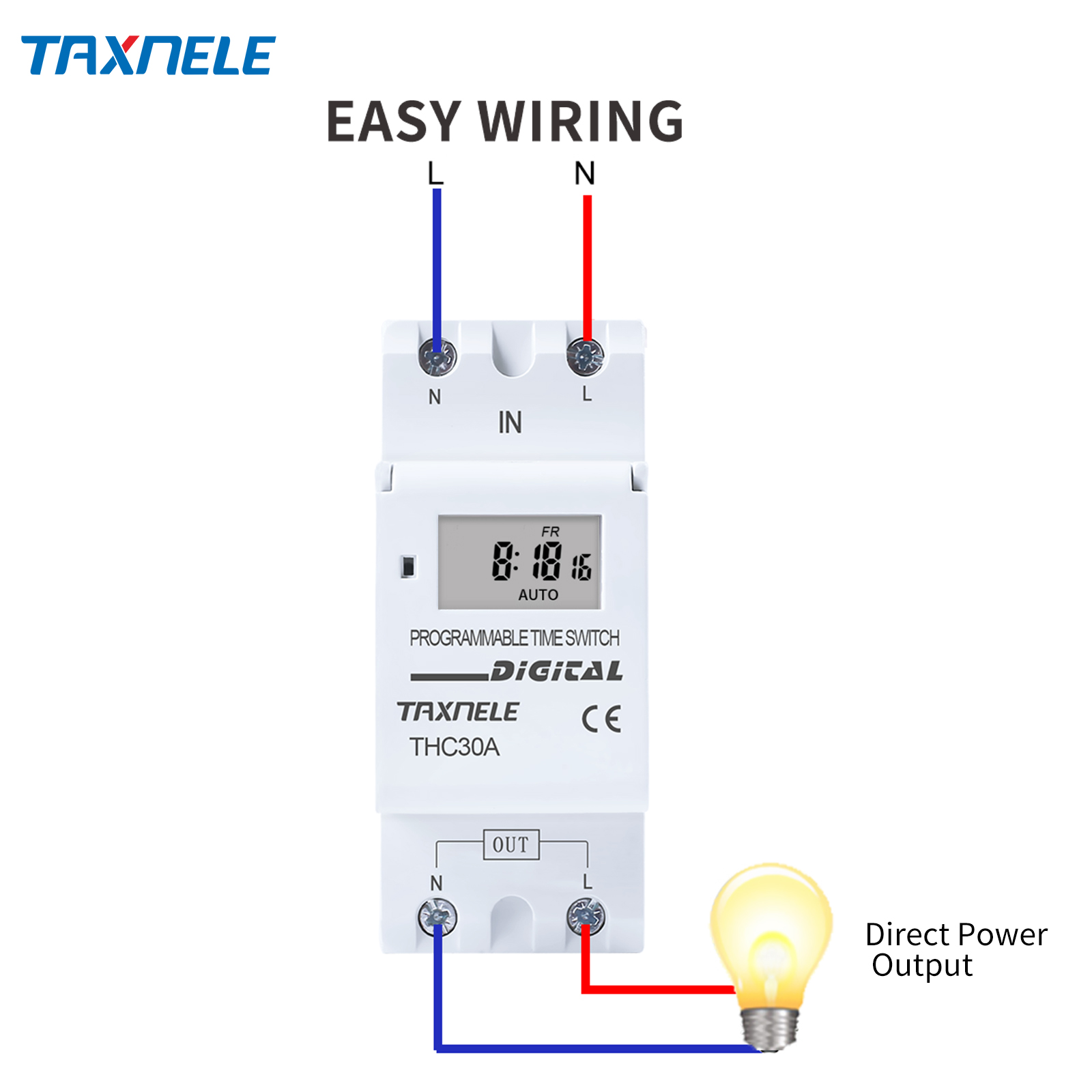 New type Din Rail 2 wire Weekly 7 Days Programmable Digital TIME SWITCH Relay Timer Control AC