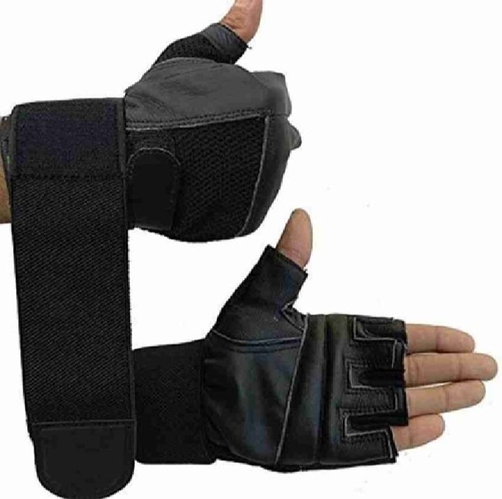 Weightlifting Gym Gloves Fitness Wrist Wraps Exercise