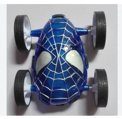 TWO SIDED FLIP SPIDERMAN STUNT CAR