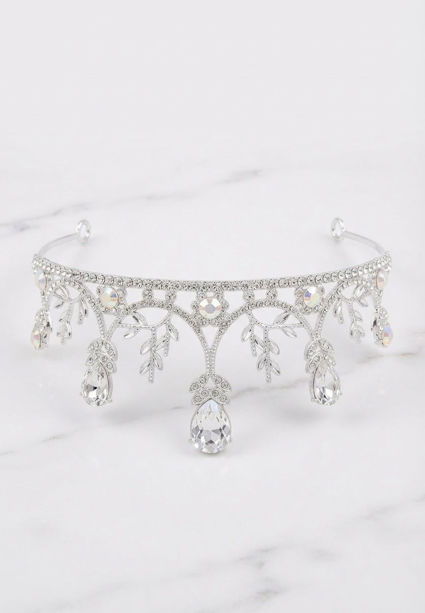 Cute Rhinestone Mini Tiara for Baby Photoshoot & Birthdays