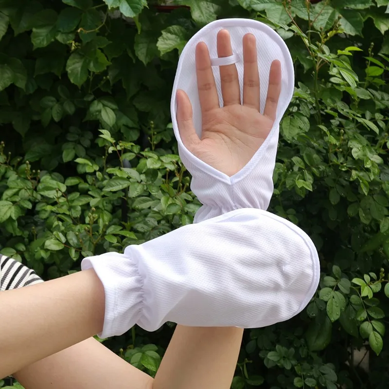 Summer Anti-sunburn Gloves Ice Outdoor Breathable Thin UV Protection Sunscreen Lady Cover Finger Gloves Cycling Sleeve Mitten