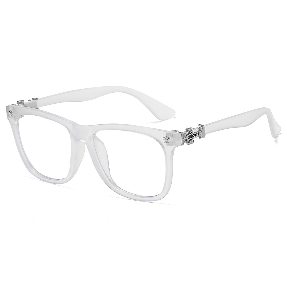 Samjune Fashion Glasses Frame Women Anti Blue Light Men Square Eyeglasses Vintage Prescription Eyewear