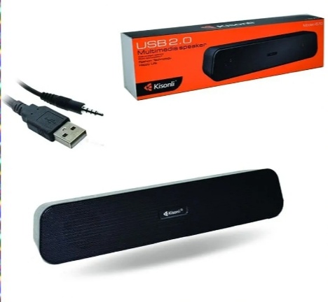 Kisonli 620 Computer Speaker Wired 2.0 Usb Speakers Digital Partable For Computer Pc Laptop PAk FF