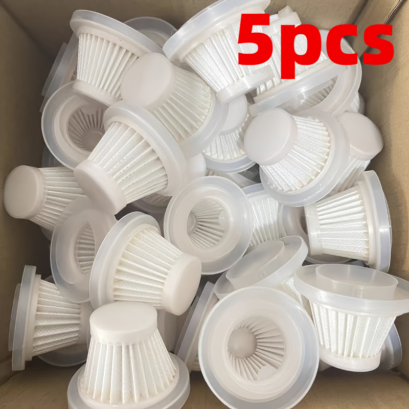 5pcs Vacuum HEPA Cleaner Filters,Reusable High-Efficiency Dust Bags,Universal Fit for Home Car,Cleaning Accessories  Set.