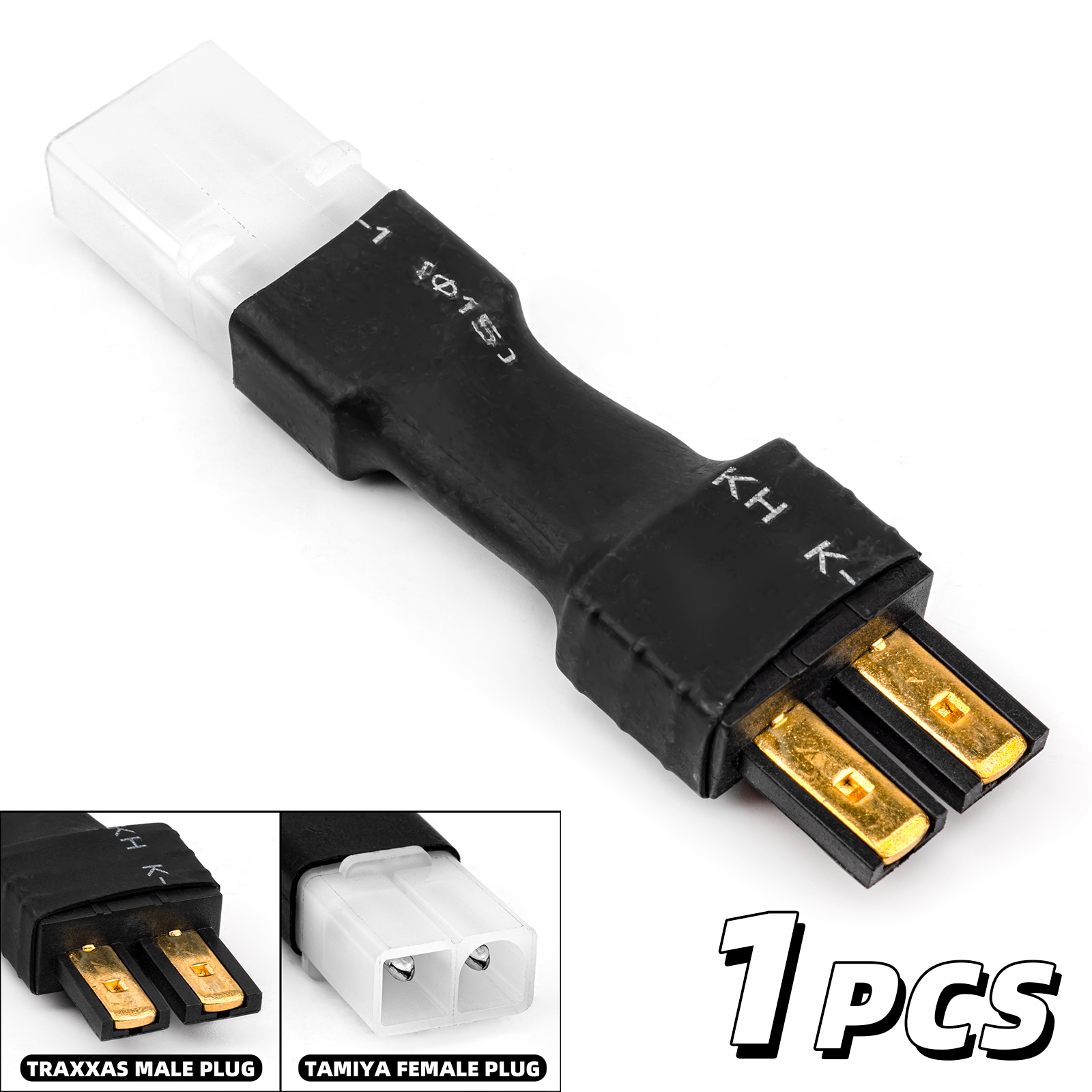 RCXAZ Battery Adapter Plug XT60 TAMIYA TRAXXAS T-TYPE Adapter DIY For RC Car Ship Helicopter Quadcopter LiPo Battery Connector